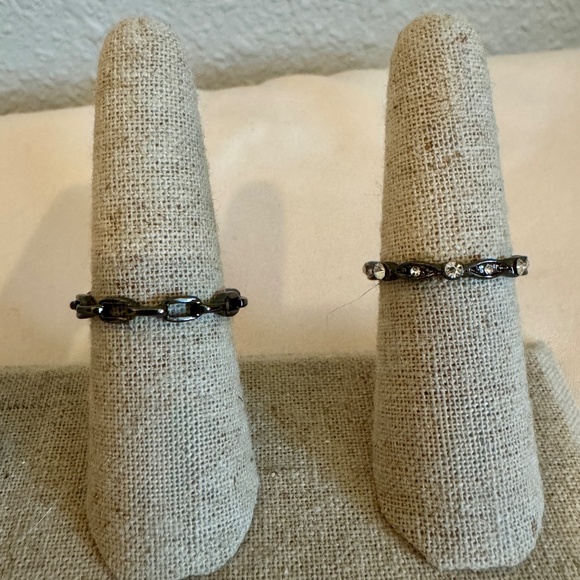 Park Lane Hematite ring and earring collection - NWOT - Size 7 rings - Picture 6 of 6